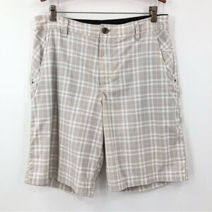 lululemon athletica Plaid Tan Shorts